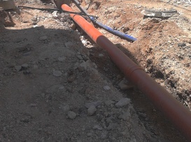 Κατασκευή δικτύου αποχέτευσης ομβρίων υδάτων στο Πέραμα Ιωαννίνων